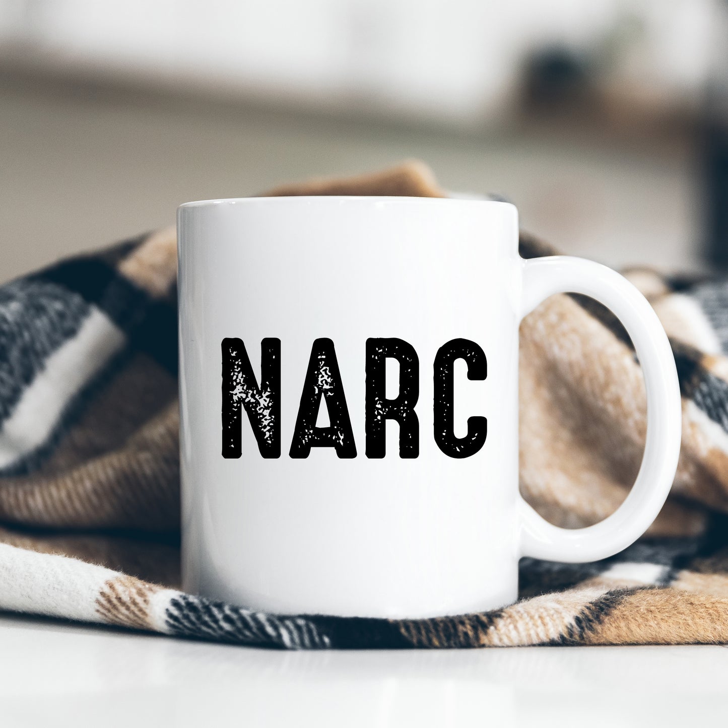 Narc Mug, Funny Offensive Narcisisstic Personality Disorder Joke, Personalised Gift Cup for Partner, Friend