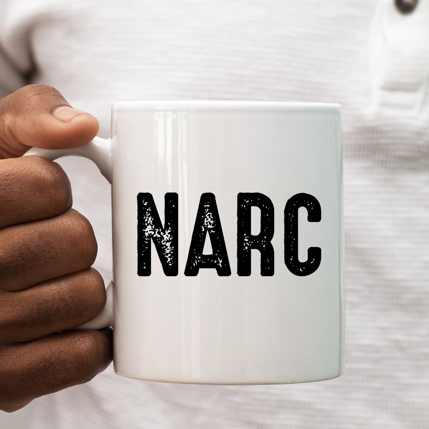 Narc Mug, Funny Offensive Narcisisstic Personality Disorder Joke, Personalised Gift Cup for Partner, Friend