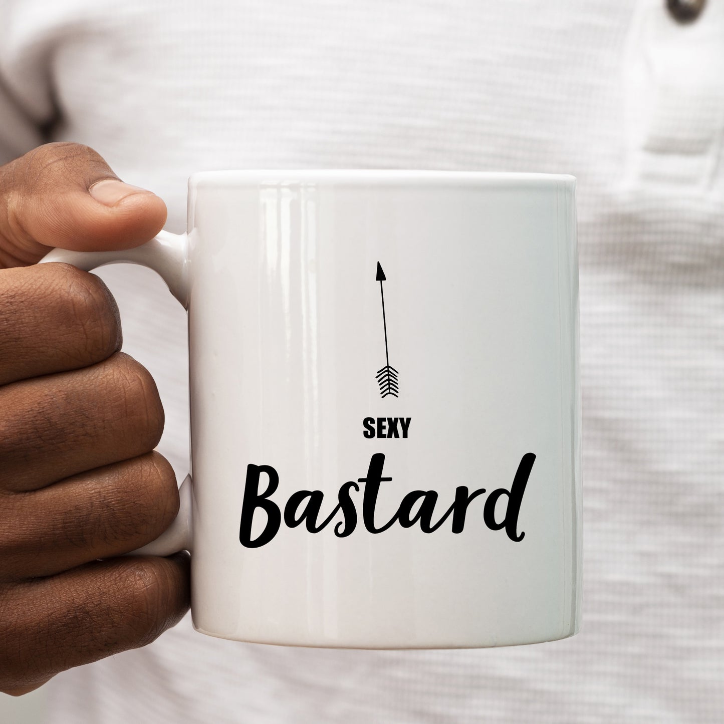 Sexy Bastard Mug, Funny Personalised Rude Gift Cup