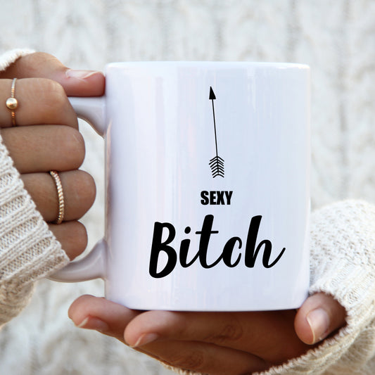 Sexy Bitch Mug, Funny Personalised Rude Gift Cup