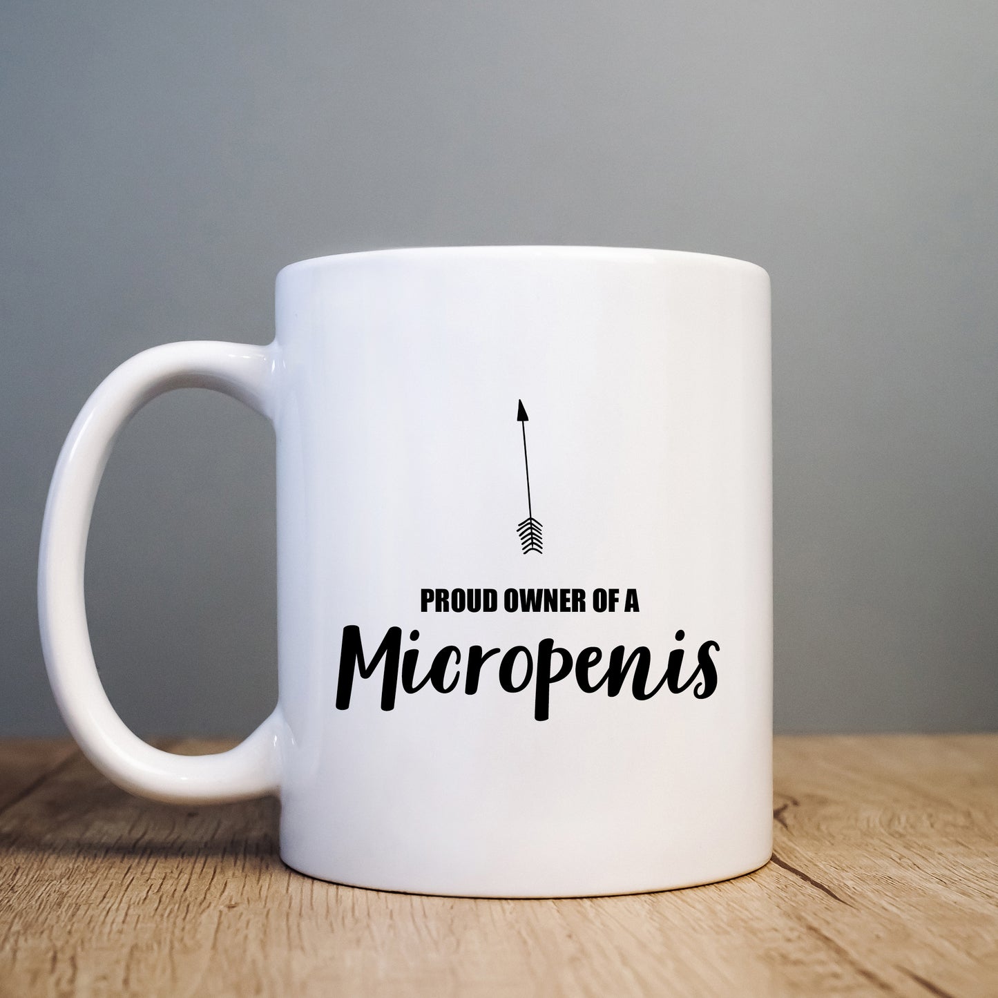 Proud Owner Of A Micropenis, Penis Joke, Funny Offensive Customised Rude Gift, Personalised Mug