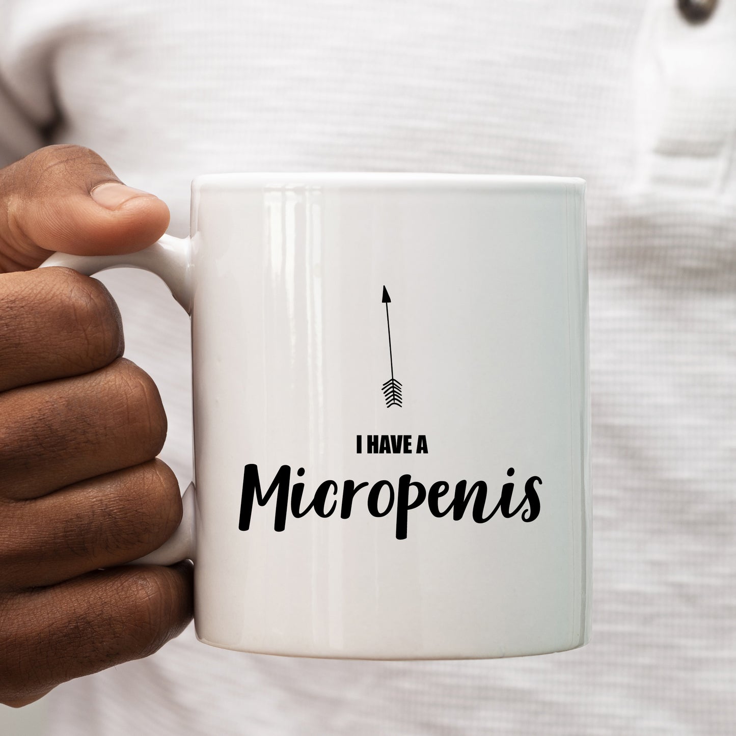 I Have A Micropenis, Penis Joke, Funny Offensive Customised Rude Gift, Personalised Mug