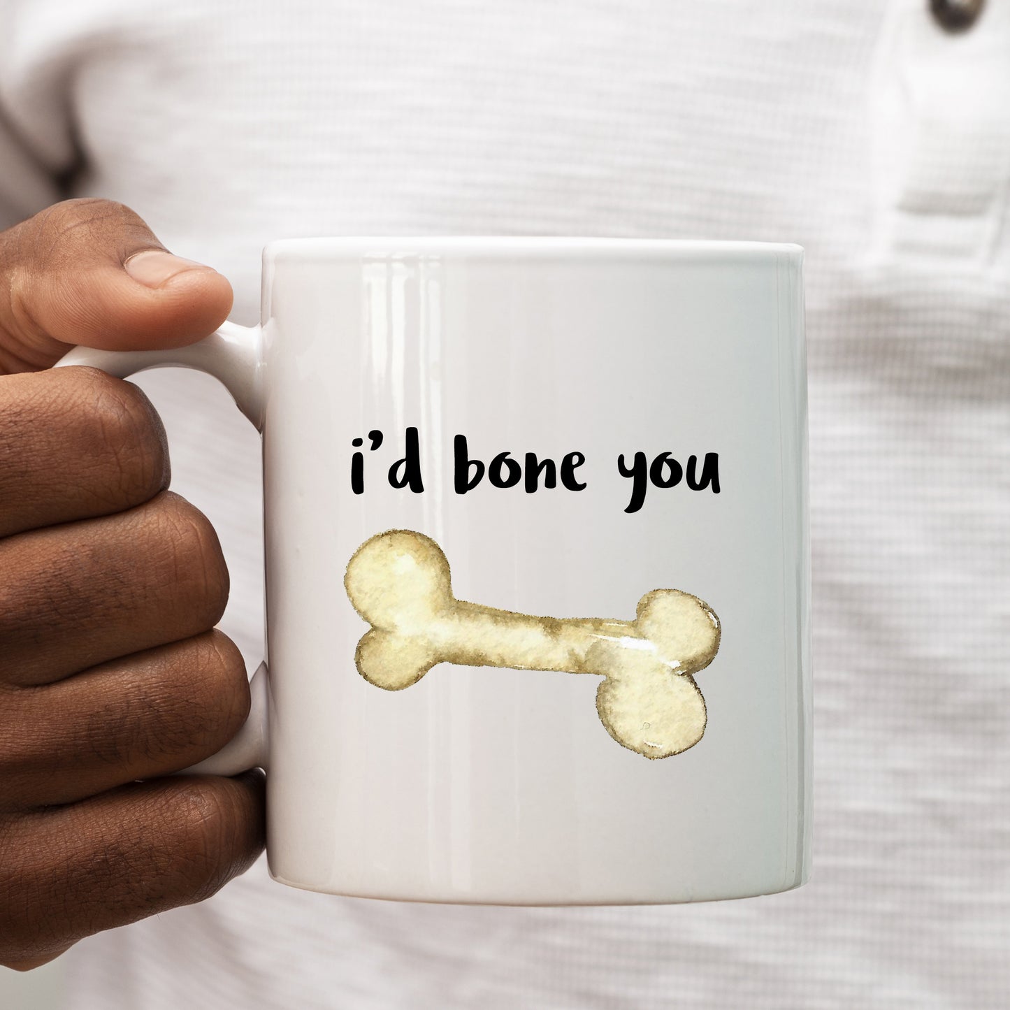 I'd Bone You Mug, Funny Offensive Hilarious Rude Personalised Gift Cup