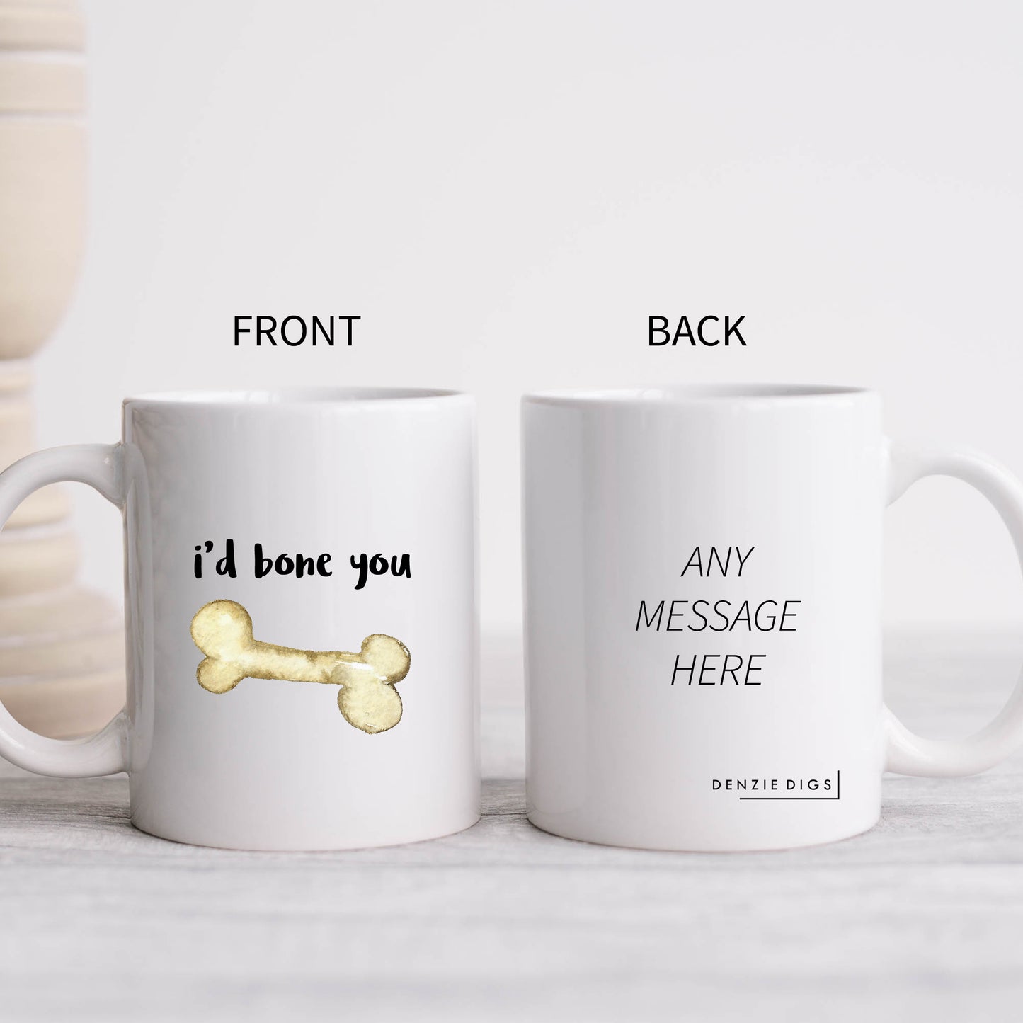 I'd Bone You Mug, Funny Offensive Hilarious Rude Personalised Gift Cup