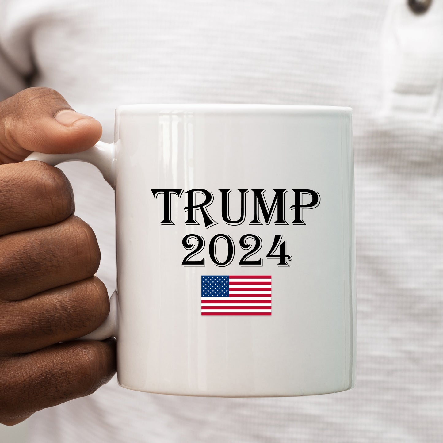 Trump 2024, American Political USA Patriot Customised President DJT Gift, Personalised Mug