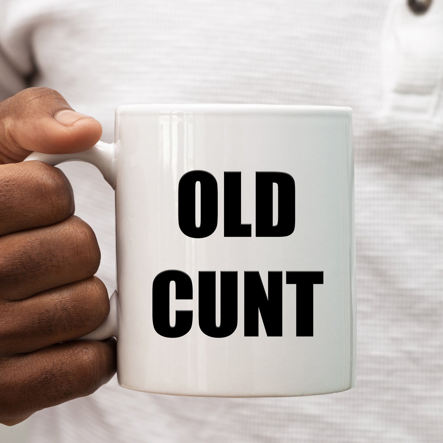 Old Cunt Mug, Funny Rude Gift Cup