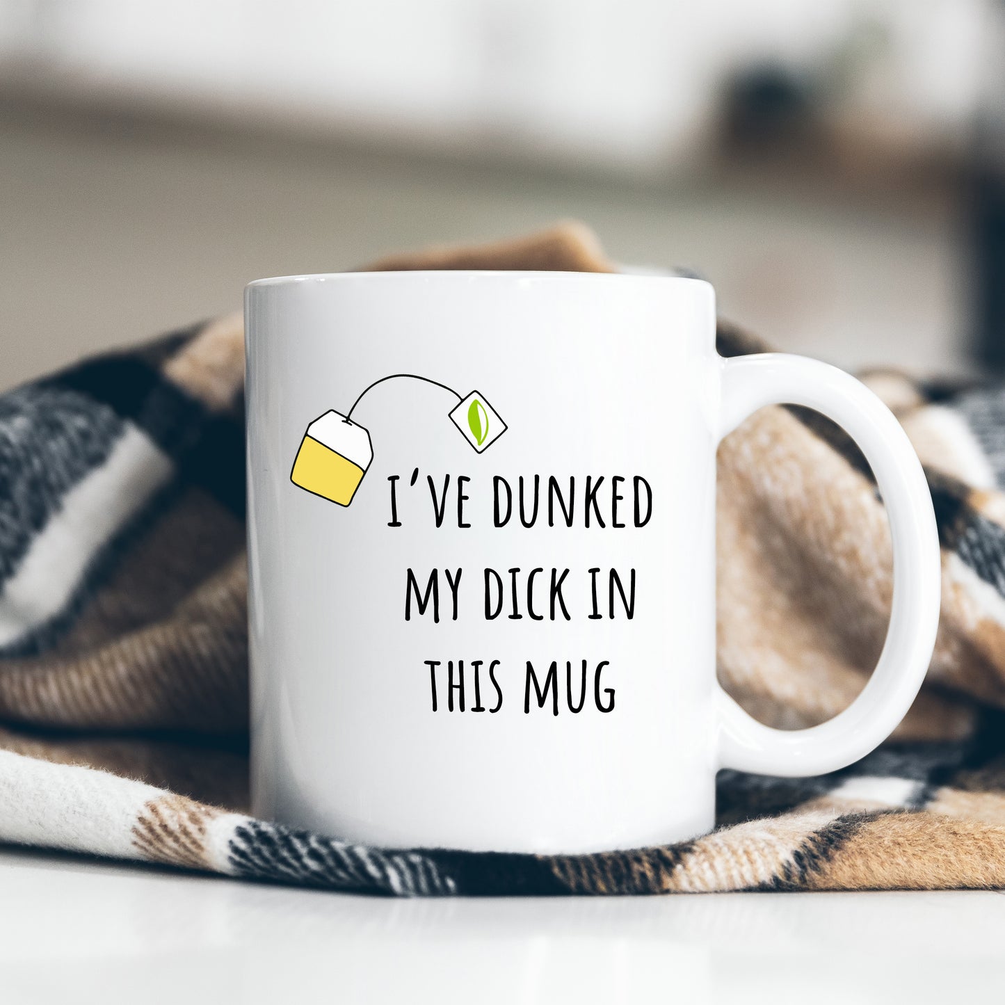 I've Dunked My Dick In This Mug, Funny Offensive Rude Gift, Personalised Mug