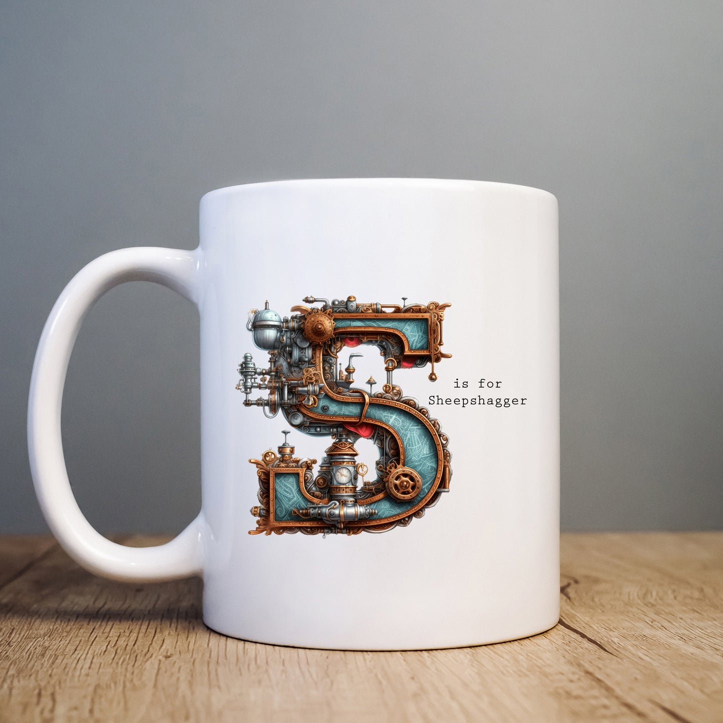 S is For Sheepshagger Mug, Funny Offensive Hilarious Rude Personalised Gift Cup