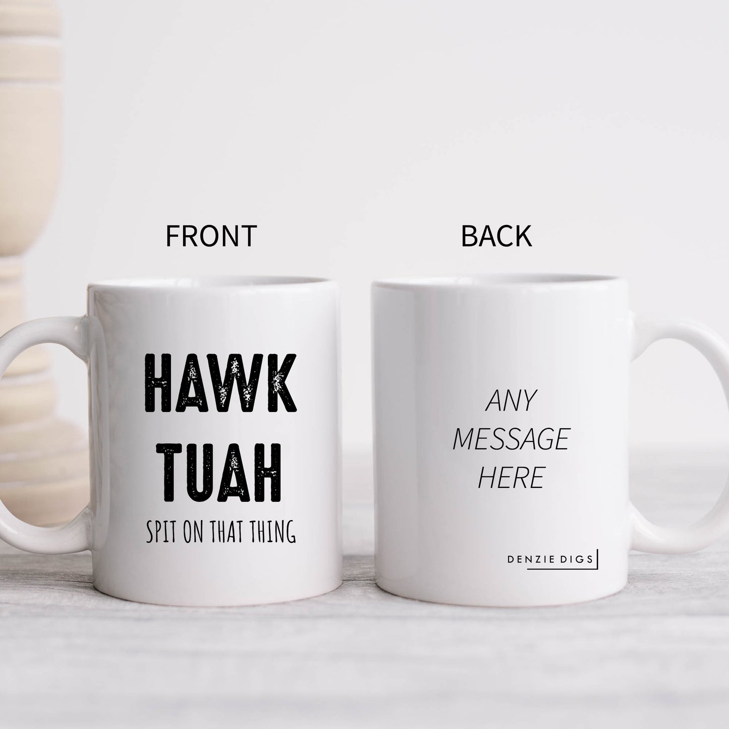 Hawk Tuah Spit On That Thing Mug, Funny Rude Offensive Meme, Personalised Gift