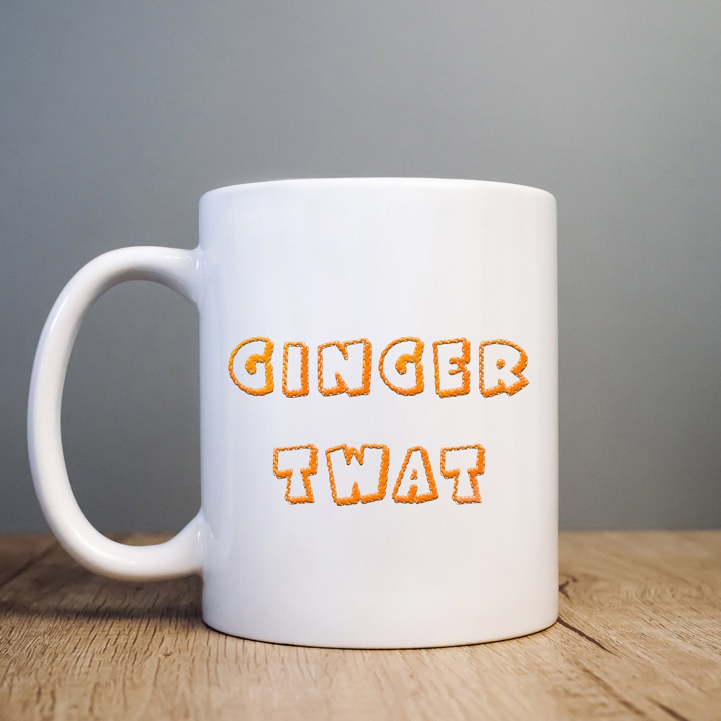 Ginger Twat Mug, Funny Rude Offensive Gift Cup