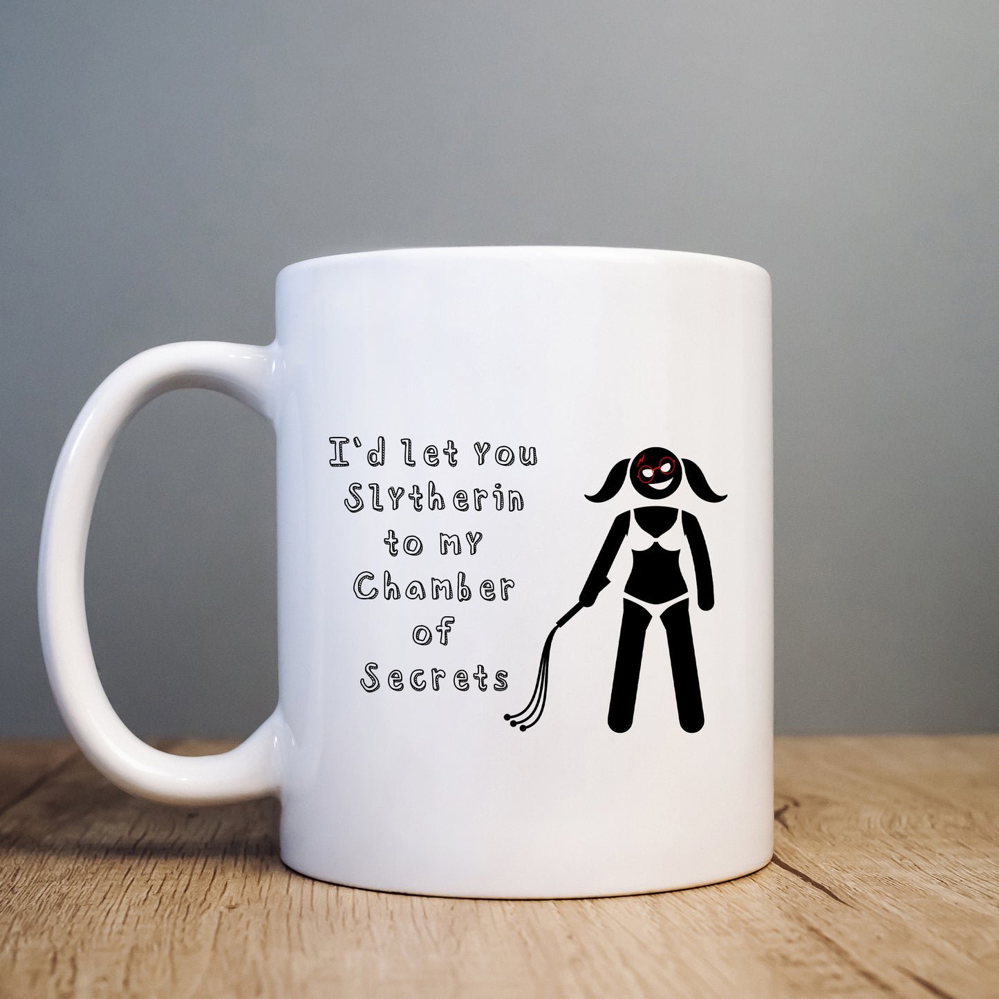 I'd Let You Slytherin to My Chamber Mug, Funny Sexual Offensive Hilarious Rude Personalised Gift Cup